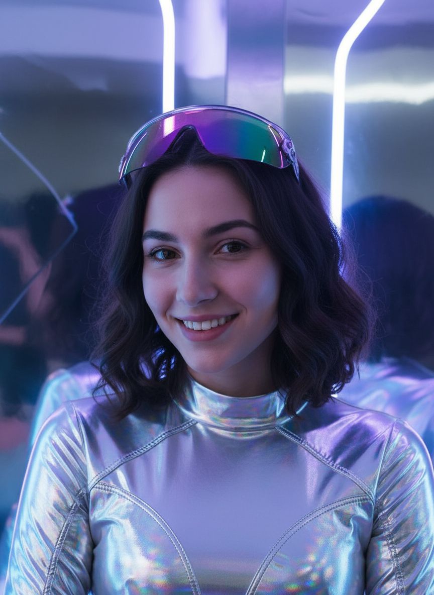 Chrome Cyber — Y2K look