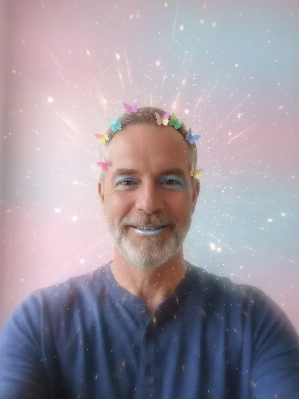 Butterfly Clip — AI-generated model, man, mid-50s