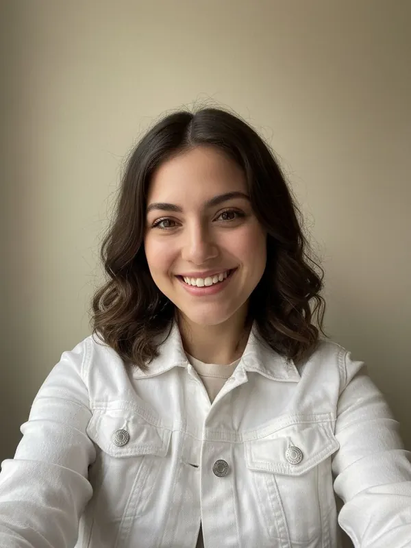 Input: AI-generated model, woman, mid-20s