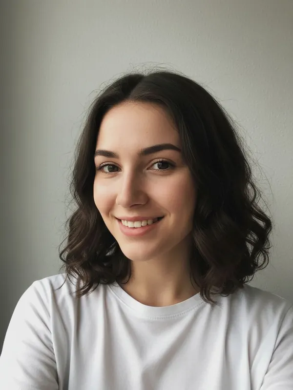 Input: AI-generated model, woman, mid-20s