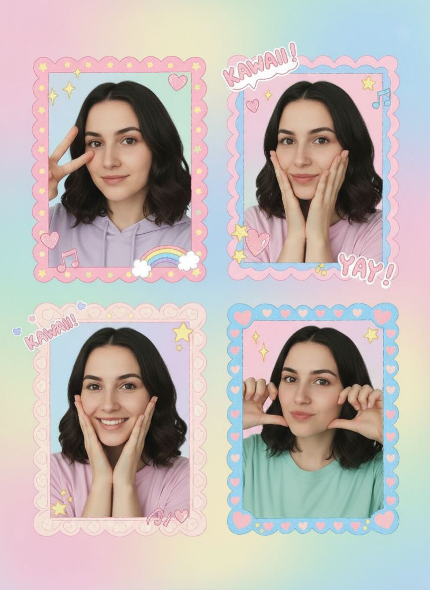 Purikura — Y2K look